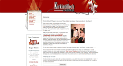 Desktop Screenshot of kirkintillochplayers.co.uk